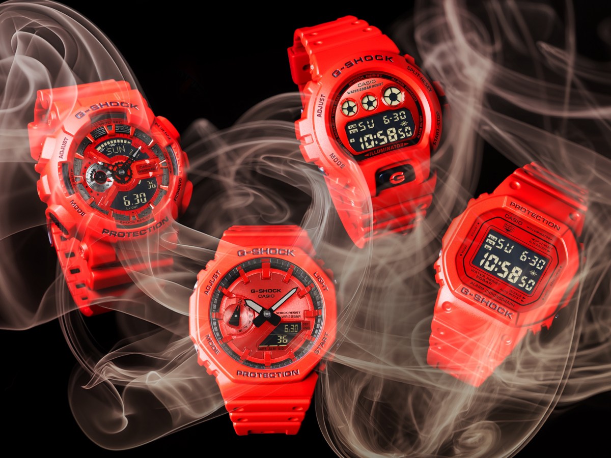 G-SHOCK ICONIC RED SERIES : JUST IN TIME TO STYLE UP FOR&nbsp;CNY
