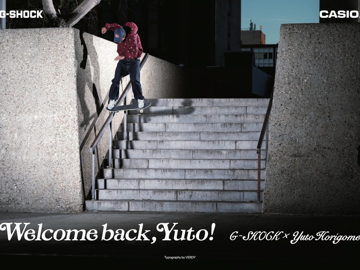 YUTO HORIGOME IS NOW G-SHOCK NEW BRAND&nbsp;AMBASSADOR